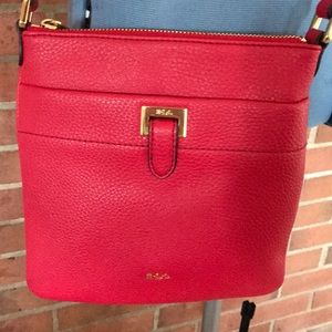 Red Ralph Lauren Crossbody Bag